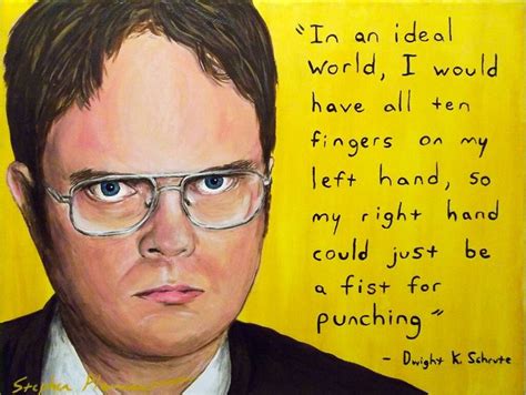 Dwight Schrute by Murderdoll-197666 on deviantart | Office quotes, Ideal world, Funny shows