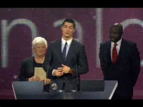 Cristiano Ronaldo talks about his award:FIFA Puskas Award for 2009's ...