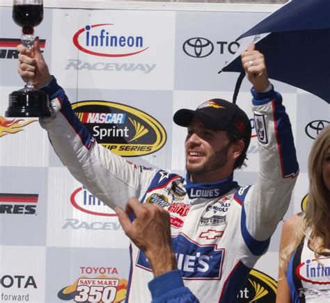 Jimmie Johnson wins at Sonoma after Marcos Ambrose's late gaffe - mlive.com