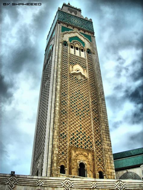 Hassan mosque minaret by shaheeed on DeviantArt