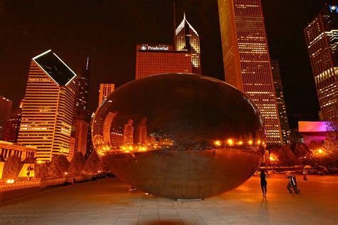 Chicago Bean at Night Photograph by Doug Oriard - Pixels