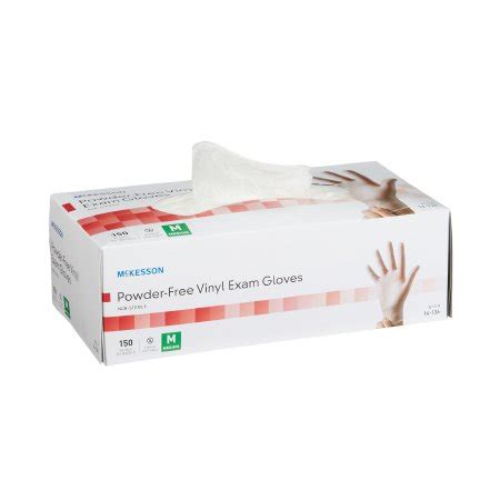 McKesson Powder Free Vinyl Exam Gloves at IndeMedical.com