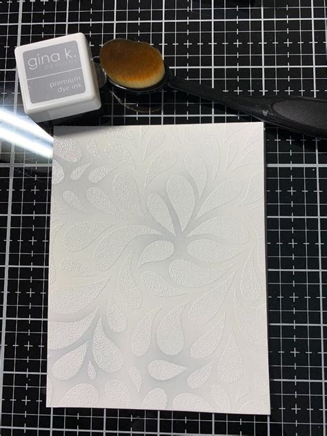 Embossing With Stencils