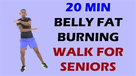 20 Minute BELLY FAT BURNING Walk at Home Workout/ Best Cardio for Seniors - YouTube