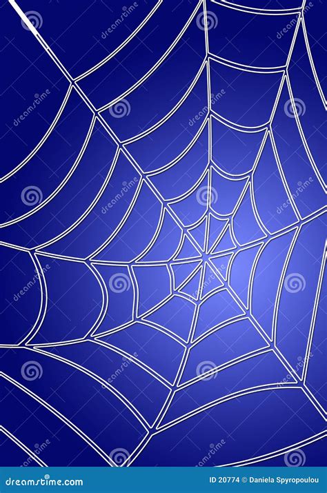 Blue spiderweb stock illustration. Illustration of backgrounds - 20774