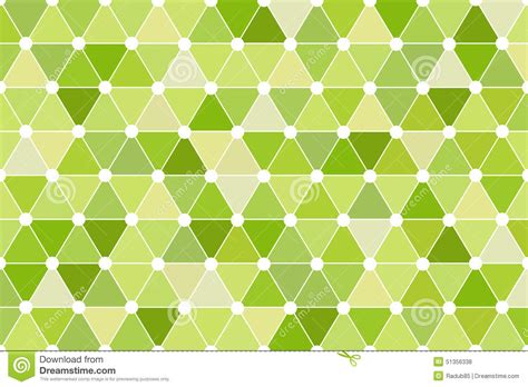 Green Quincunx Seamless Triangle Pattern Stock Vector - Illustration of seamless, color: 51356338