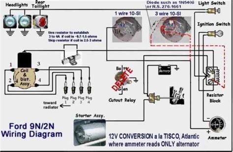 Ford 8n Guage Wiring Diagram Lights