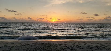 Sunset at the Beach in Naples Stock Image - Image of great, naples ...