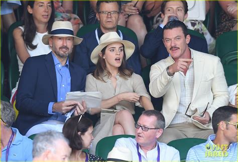 Photo: emma watson luke evans tom holland wimbledon 01 | Photo 4114735 ...