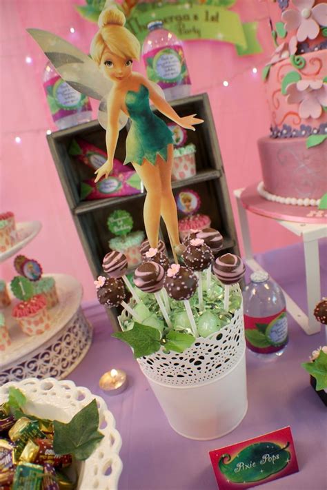 Tinkerbell Themed Birthday Party {Cake, Decor, Fairies, Ideas ...