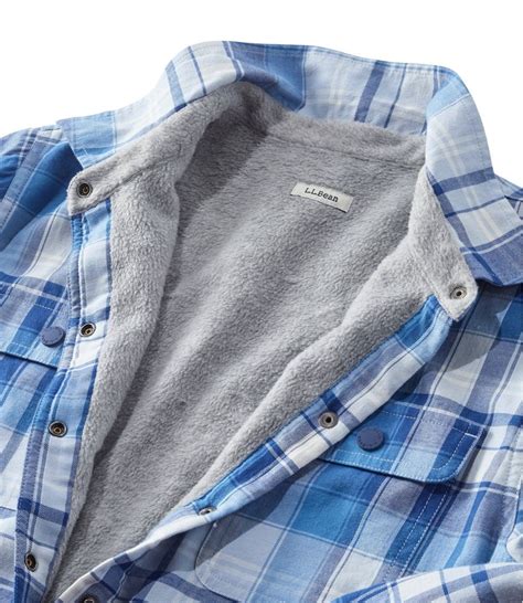 Women's Fleece-Lined Flannel Shirt, Snap-Front Plaid | Shirts & Button-Downs at L.L.Bean