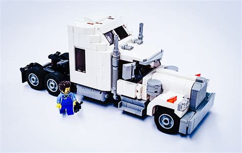 LEGO Technic Model Custom 42128 Long Haul Truck MOC Custombricks MOC Instruction ...