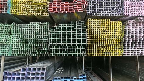 Metal Pipe for Construction On Stock Footage Video (100% Royalty-free ...