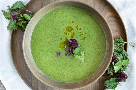 Vegan Nettle Soup with Potatoes and Coconut Milk - Skovkær