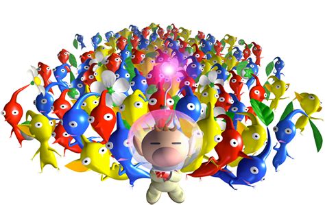 File:Olimar and many Pikmin P1 art.png - Pikipedia, the Pikmin wiki