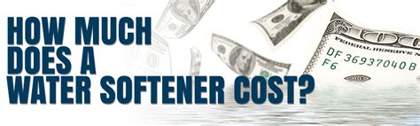 How Much Does a Water Softener Cost?