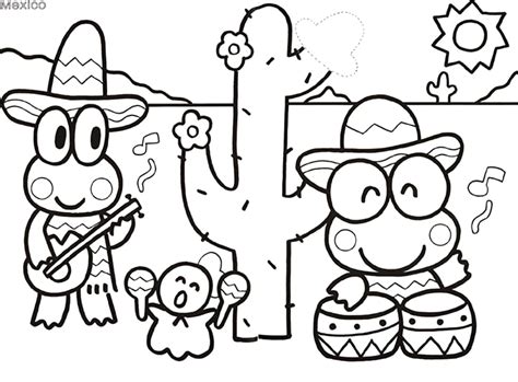 Cute Keroppi Coloring Page - Free Printable Coloring Pages for Kids