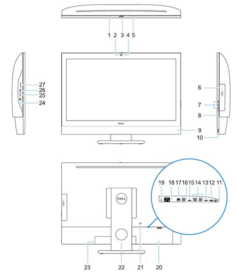 Dell OptiPlex 7450 W11C - All-in-One PC Quick Start Guide | ManualsLib