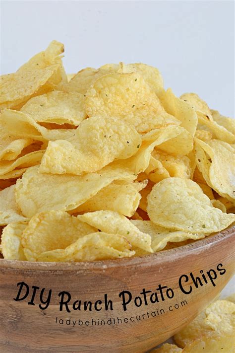 DIY Ranch Potato Chips, game day recipe, potluck, picnic