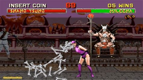 Mortal Kombat 2 arcade Mileena Gameplay Playthrough - YouTube