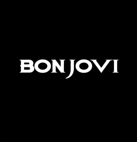 Bon Jovi Decal Sticker – Custom Sticker Shop