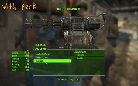 Fallout 4 minigun mods