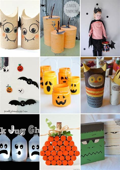 14 Manualidades recicladas para Halloween