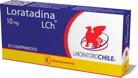 Loratadina 10 mg - Laboratorio Chile | Teva