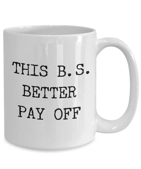 Bachelors of Science Mug College Degree Graduation Gift This - Etsy