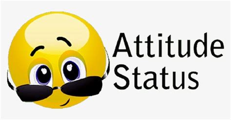 Attitude Status For Whatsapp And Facebook - Smiley Transparent PNG - 800x400 - Free Download on ...