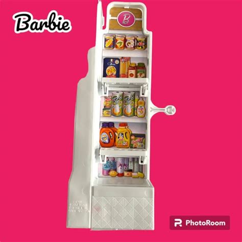 MATTEL BARBIE SUPERMARKET Grocery Store Playset Shelves Scale Food FREE SHIP $14.85 - PicClick