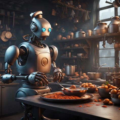 Robot chef : r/nightcafe