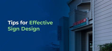 20 Tips for Effective Sign Design For Business Owners