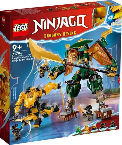 LEGO® NINJAGO® 71794 Lloyd and Arin’s Ninja Team Mechs - Build and Play ...