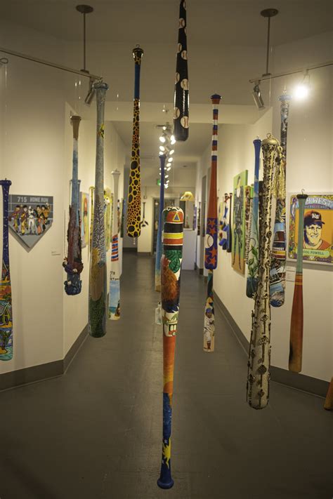 Baseball Bats Turned into ART! — Barbara Hann