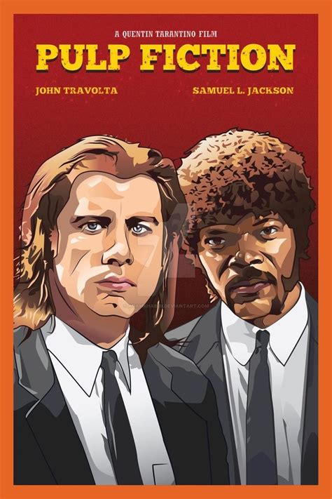 Pulp Fiction Illustration Poster by AdamKhabibi on DeviantArt | Pulp fiction, Fiction film, Fiction