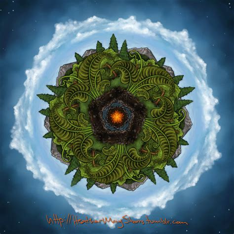 ۞ ~ ☾ : Heather Storrs- Earth Mandala ArtRage 2015 These...