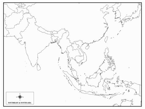 Southeast Asia Map Blank unlabeled map of east asia Blank ASEAN UP East Asia Map Quiz Zunes ...