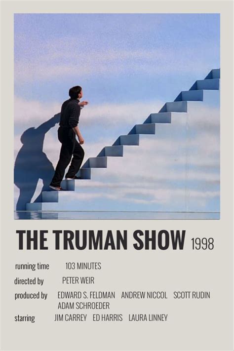 the truman show polaroid poster | The truman show, Movie prints, Movie posters minimalist