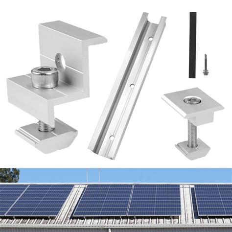 Tin Roof Flat Roof Solar Panel Bracket Mounting System Aluminium ...