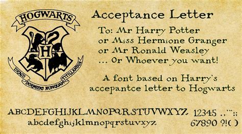 Harry Potter Hogwarts Letter Font Images & Pictures - Becuo