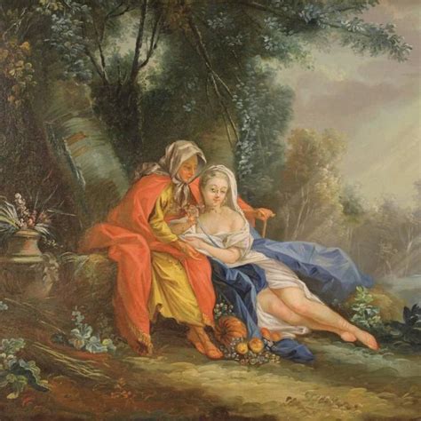 18th Century French Landscape Painting with Characters at 1stDibs ...