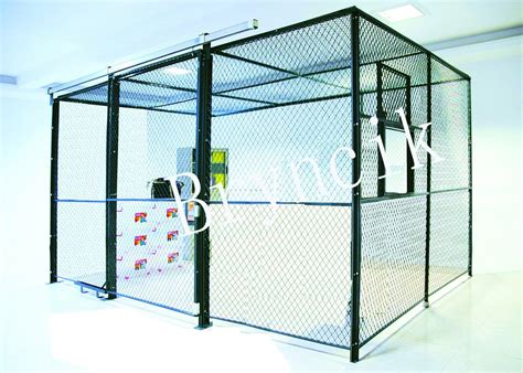 4 Sides Wire Mesh Security Partitions Data Protect Security With Roof