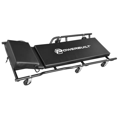 1.07m/42” Professional Creeper with Adjustable Headrest - Power Built Tools