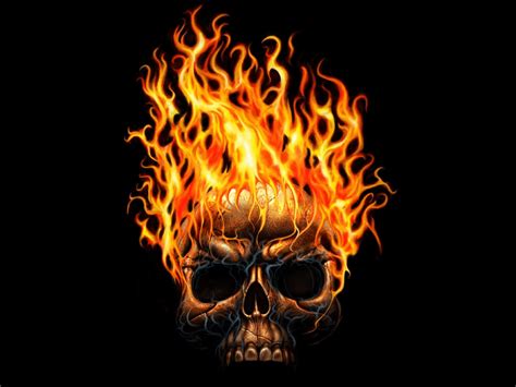 Fire Skull Wallpapers - Top Free Fire Skull Backgrounds - WallpaperAccess