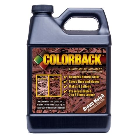 COLORBACK 32-oz Brown Mulch Dye Concentrate in the Pine Needle & Mulch Dyes department at Lowes.com