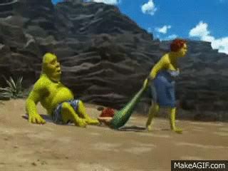 shrek mermaid on Make a GIF