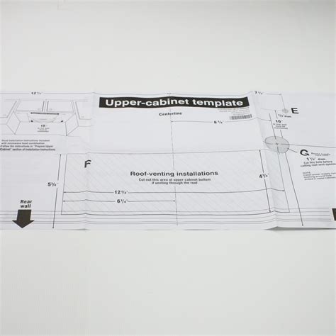 Whirlpool Microwave Installation Template