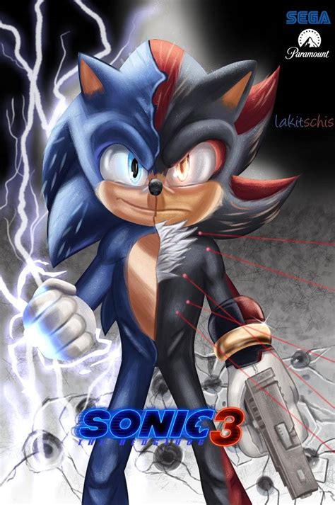 Sonic Movie 3 Poster - Sonic vs Shadow by lakitschis on DeviantArt