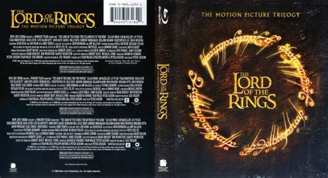 The Lord of the Rings: The Motion Picture Trilogy Blu-Ray DVD Cover (2010)